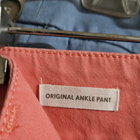 LOFT Coral and Sky Blue Straight Leg Pants - Picture 6 of 10